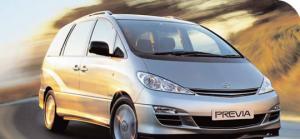 Toyota Previa 7 seater car hire